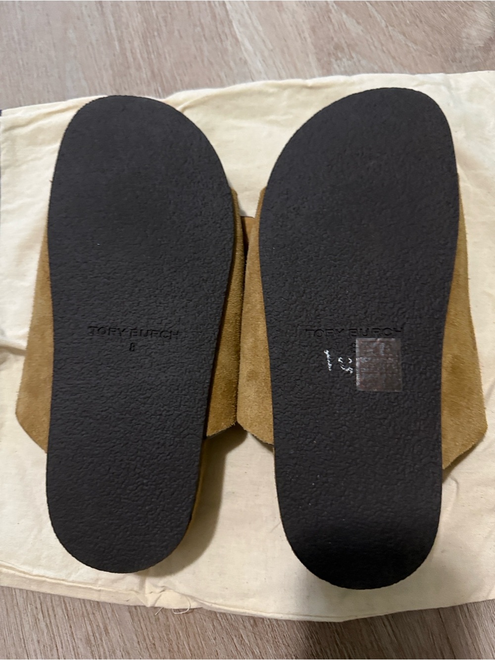 Tory Burch leather sandals women’s size/8 - Picture 4 of 9